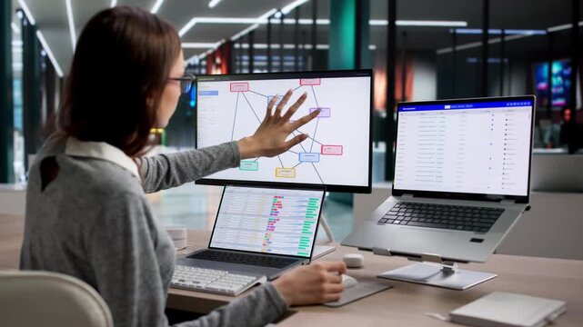 Auditor Using Association Chart And Spreadsheets To Analyze Transactions Data