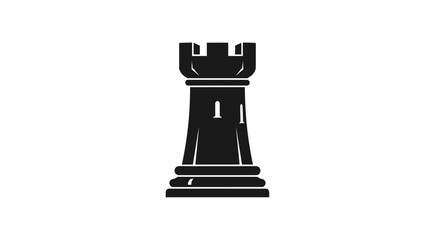 Rook chess piece stands as a powerful symbol of strategic thinking and tactical planning in the world of high stakes competitive board games where every move determines the ultimate outcome. © Design
