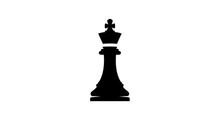 Chess king piece stands as a powerful symbol of strategic leadership and ultimate victory in a competitive game environment designed for professional branding and tactical business conceptualization. © Design