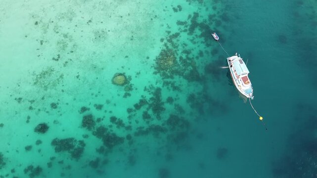 Chong Khat Bay aerial view, Surin Islands National Park, Thailand