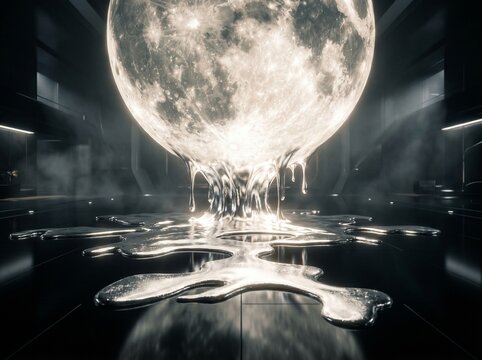 planet moon in the sky
