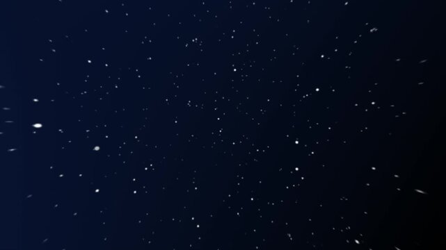 Bright white stars scattered across a deep dark blue night sky creating a beautiful cosmic effect that captures the vast emptiness of the outer space galaxy