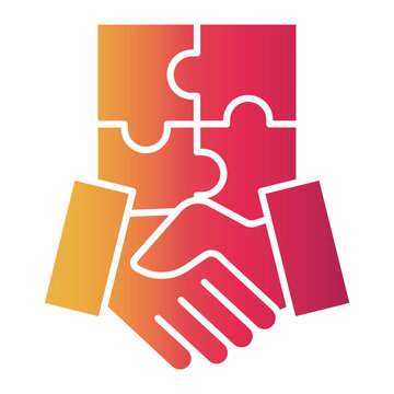 mergers Gradient icon
