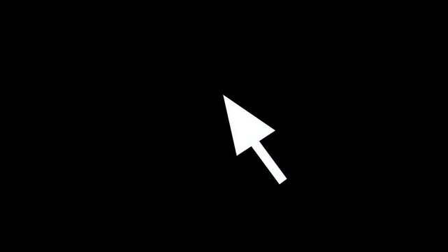 4K animated "Like" thumb up icon on black background for social media overlay and motion graphics