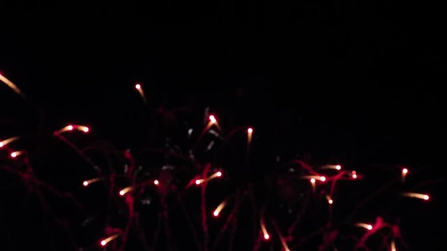 Fireworks are set off to celebrate various festivals.