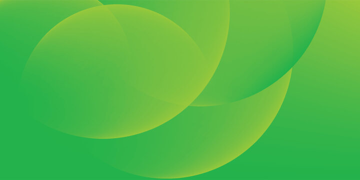 abstract grenn background with cirle shapes