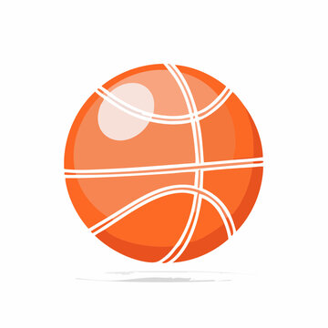 Orange Basketball Icon