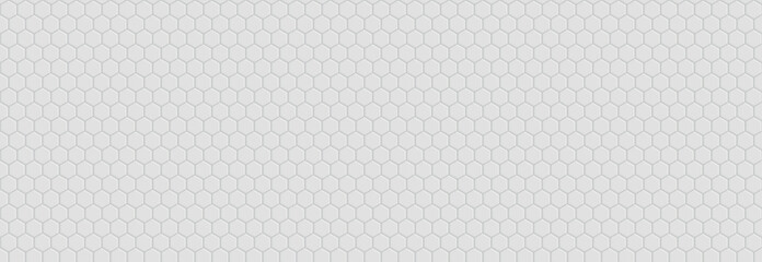 Seamless light gray hexagon pattern with subtle outlines, clean geometric background for modern branding, minimal honeycomb texture, abstract tiled surface for digital wallpaper design © SpainArts