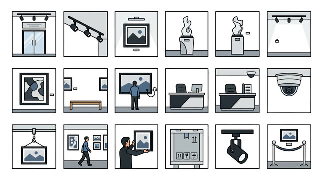 Security cameras and surveillance.