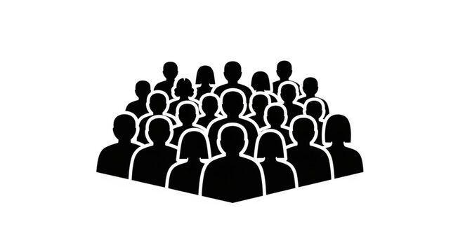 A large group of diverse people gathered together in a crowd.