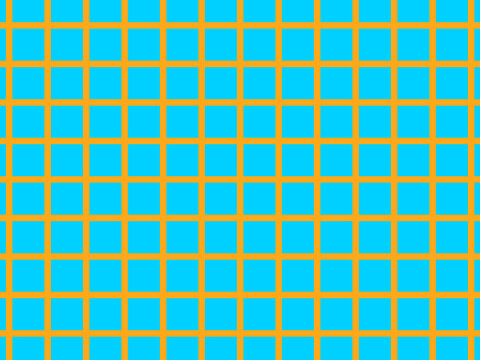 Light blue and Orange Gingham Check Pattern large Size Seamless Cute Pop Background