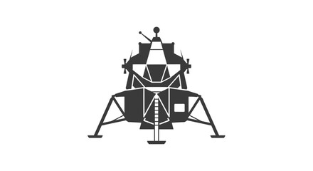 Lunar module stands as a testament to historic space exploration and human achievement in extraterrestrial travel. © Mezzy