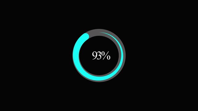 circle loding animation on a white background.Beautiful Circle Loading icon animation.loading progress bar loading animation.HD Video,