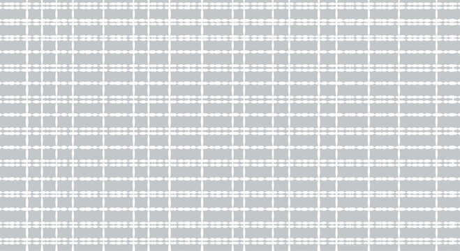 Gray and white geometric pattern of dashed lines creating a textured woven fabric effect for background use.