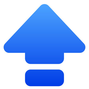 Professional Blue Caps Lock Key Symbol For Digital Keyboard Interface