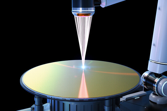 EUV lithography systems for semiconductor manufacturing isolated on black