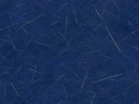 Deep indigo washi paper texture with visible natural fibers