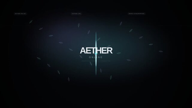 Aether Online Immersive HUD Digital System Link Interface