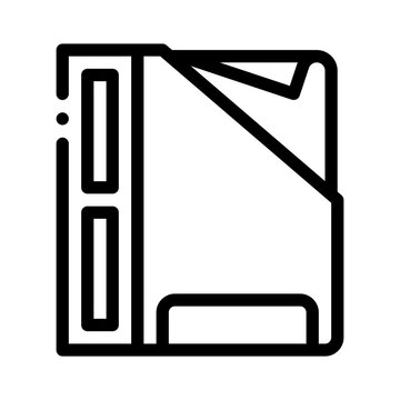 folder line icon