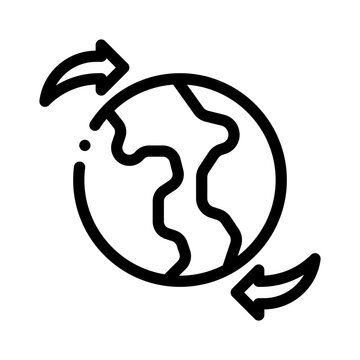 globalization line icon
