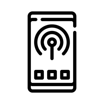 hotspot line icon