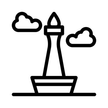 monas line icon