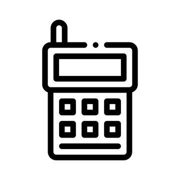 pager line icon