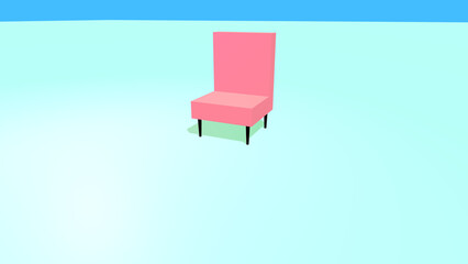 Fototapeta premium Armchairolution Futuristic Armchair Evolution Concept Render