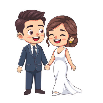 Wedding Couple Character