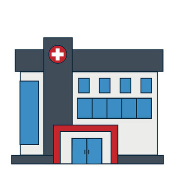 Modern Hospital Building