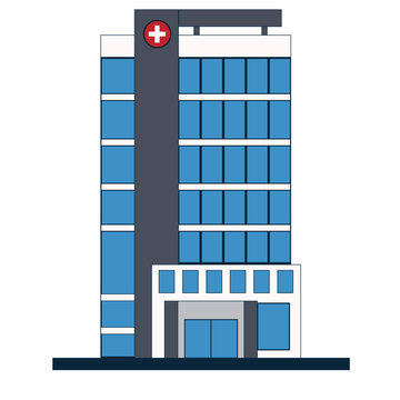 Modern Hospital Building