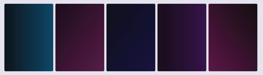 Fototapeta premium Moody Dark Teal Midnight Blue Violet Vertical Card Template Social Media Story Background