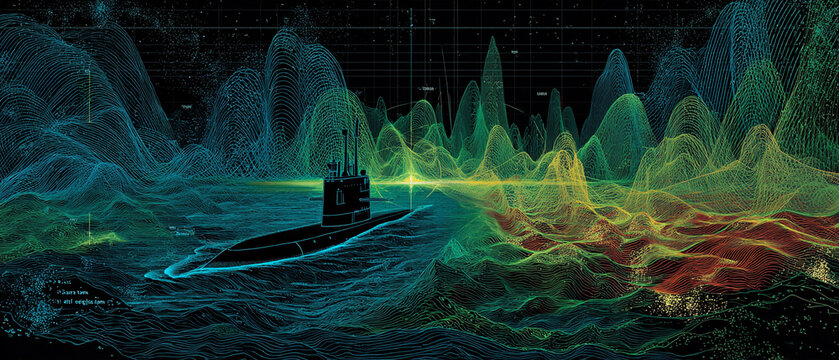 Cyber Risk Monitoring Sonar Interface NIST Security Threat Detection Underwater Scan
