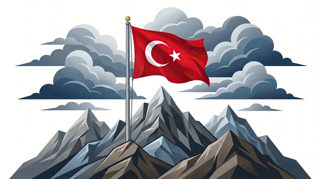 T&uuml;rkiye Bayrağı, Turkish Flag - Republic of Turkey