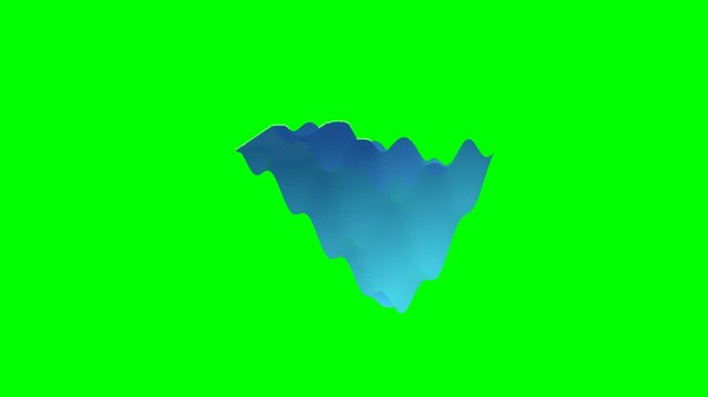 Govern Nepali Aeriferous wave green screen