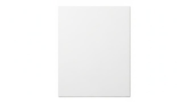 Blank white sheet of paper with subtle texture