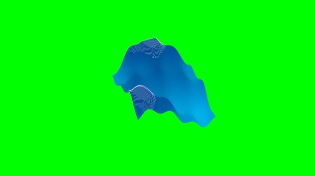 Mashy Soundingboard FLUE Filtering wave green screen