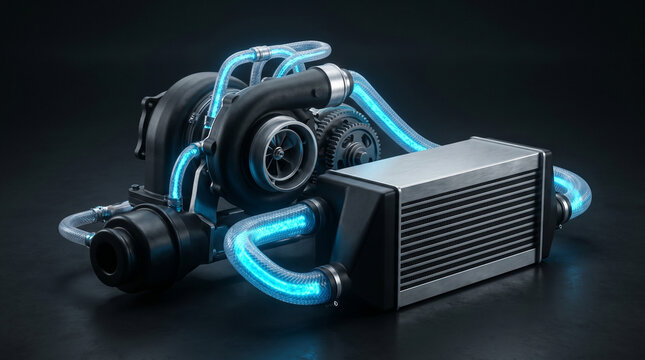Automotive Turbocharger and Intercooler Integration System