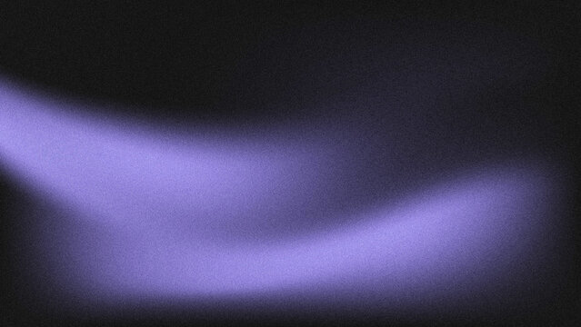 Abstract purple grainy gradient background with soft light wave effect on black backdrop, featuring subtle texture and dreamy mood.