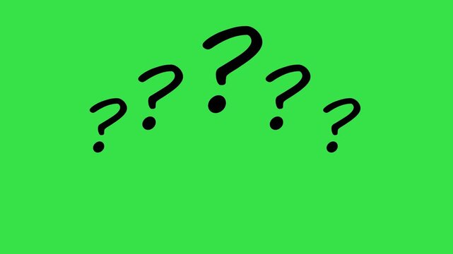 creative question mark icon animation
