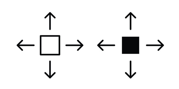 Flexibility icon elements. icon in trendy flat and stroke style