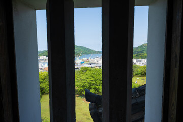 Fototapeta premium Uwajima Castle, Ehime, a famous landmark