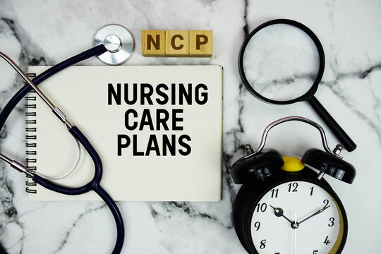 NCP Nursing Care Plans text of healthcare and medical concept