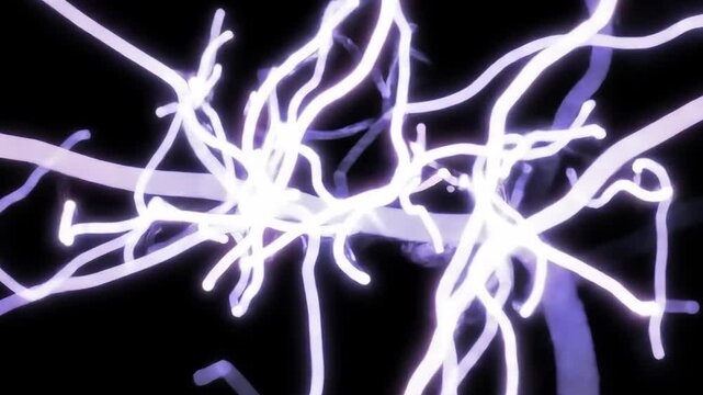 Abstract Network Flow - Dynamic Energy Visualization.