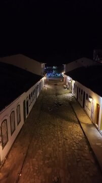 Colonial Architecture at Night