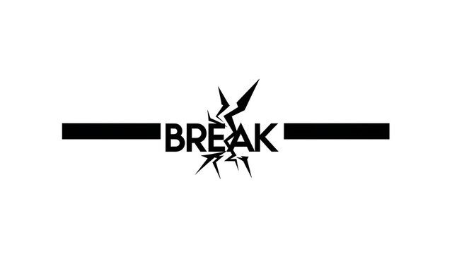 Break Through Obstacles Concept Symbol.