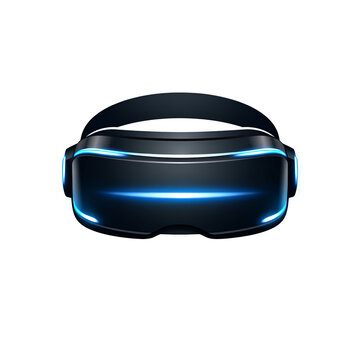 VR Headset Icon &ndash; Futuristic Gaming Technology Vector Symbol