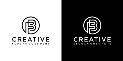 FB or BF initial letter logo design vector © Kurniawan