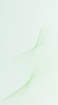 Abstract Light Green Wave Background with Minimalist Flowing Lines for Digital Art and Motion Graphics Design Projects