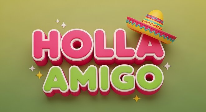Festive Hola Amigo Vibes